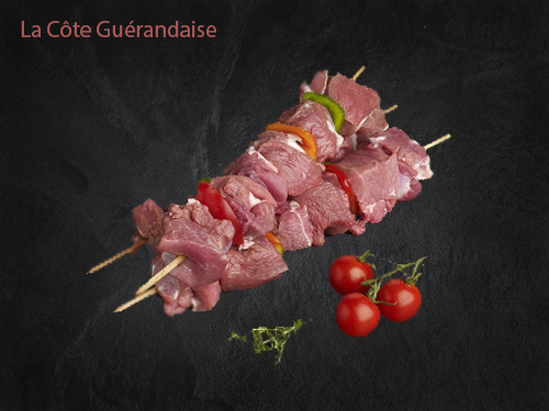 Brochette d'agneau nature