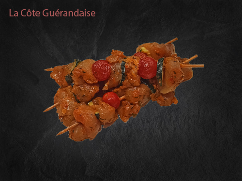 Brochettes de poulet marinées tandoori