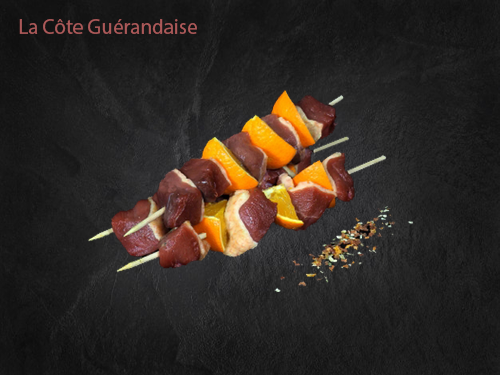 Brochette de Canard nature