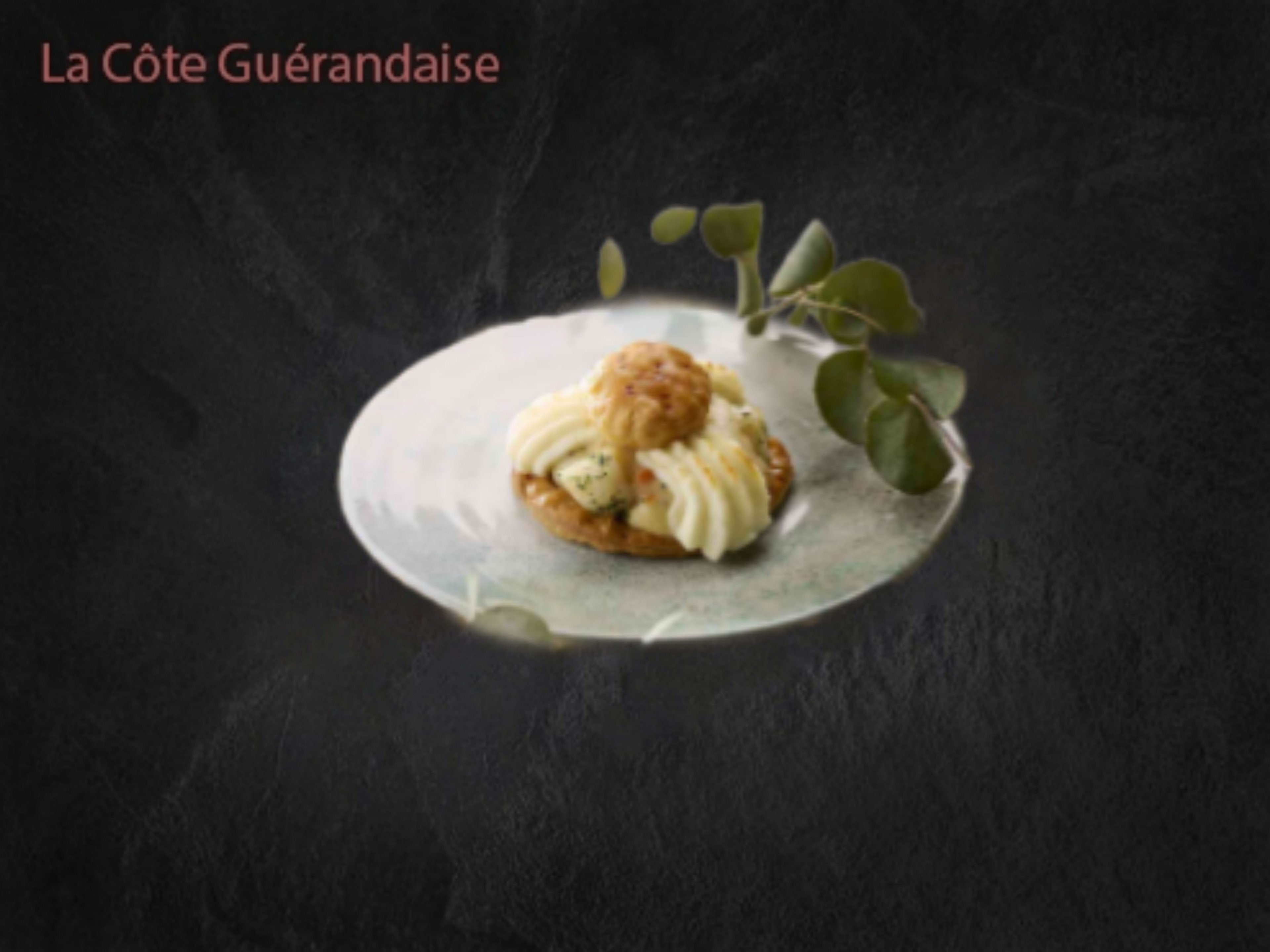 Feuilleté de Saint-Jacques/ légumes croquants