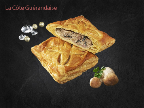 Feuilleté Volaille Cèpes Sauce Bloc de Foie Gras de Canard