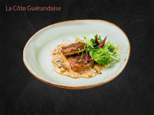 'Noix de veau et sa sauce au foie gras