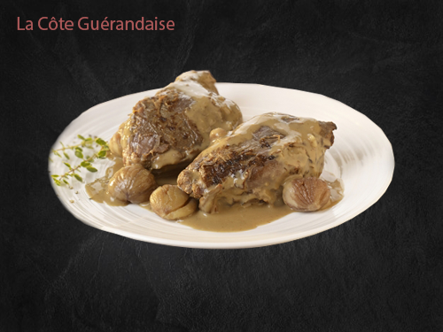 *Souris de cerf  sauce St Hubert et ses marrons